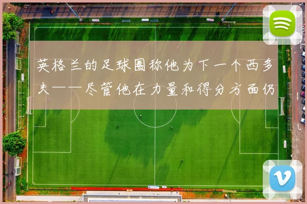 英格兰的足球圈称他为下一个西多夫——尽管他在力量和得分方面仍需进步