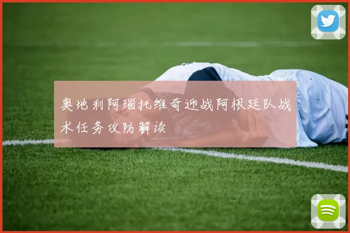 奥地利阿瑙托维奇迎战阿根廷队战术任务攻防解读